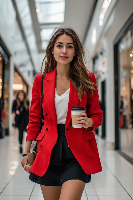 Red Blazer Coffee Run Mall